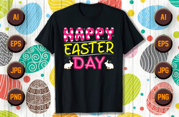Download Happy Easter Typography T Shirt Design 2 - Premium Resources