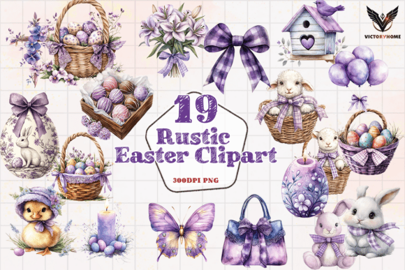 Download Rustic Easter Clipart PNG - Premium Resources
