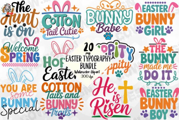 Download Easter Typography Bundle PNG - Premium Bundle