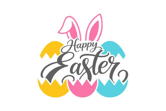 Download Happy Easter Typography Vector - Premium Resources