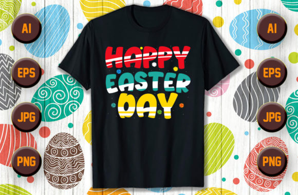 Download Happy Easter Typography T Shirt Design 1 - Premium Resources