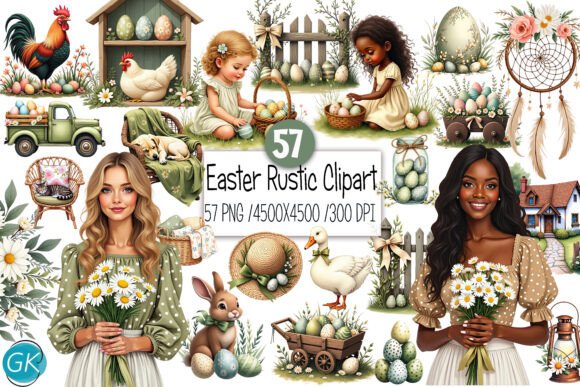 Download Rustic Easter Clipart - Premium Resources